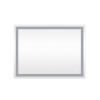 Frameless Rectangular LED Light Bathroom Vanity Mirror