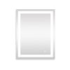 Frameless Rectangular LED Light Bathroom Vanity Mirror